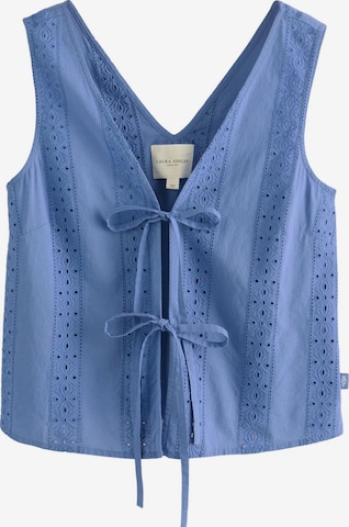 Haut LAURA ASHLEY en bleu : devant