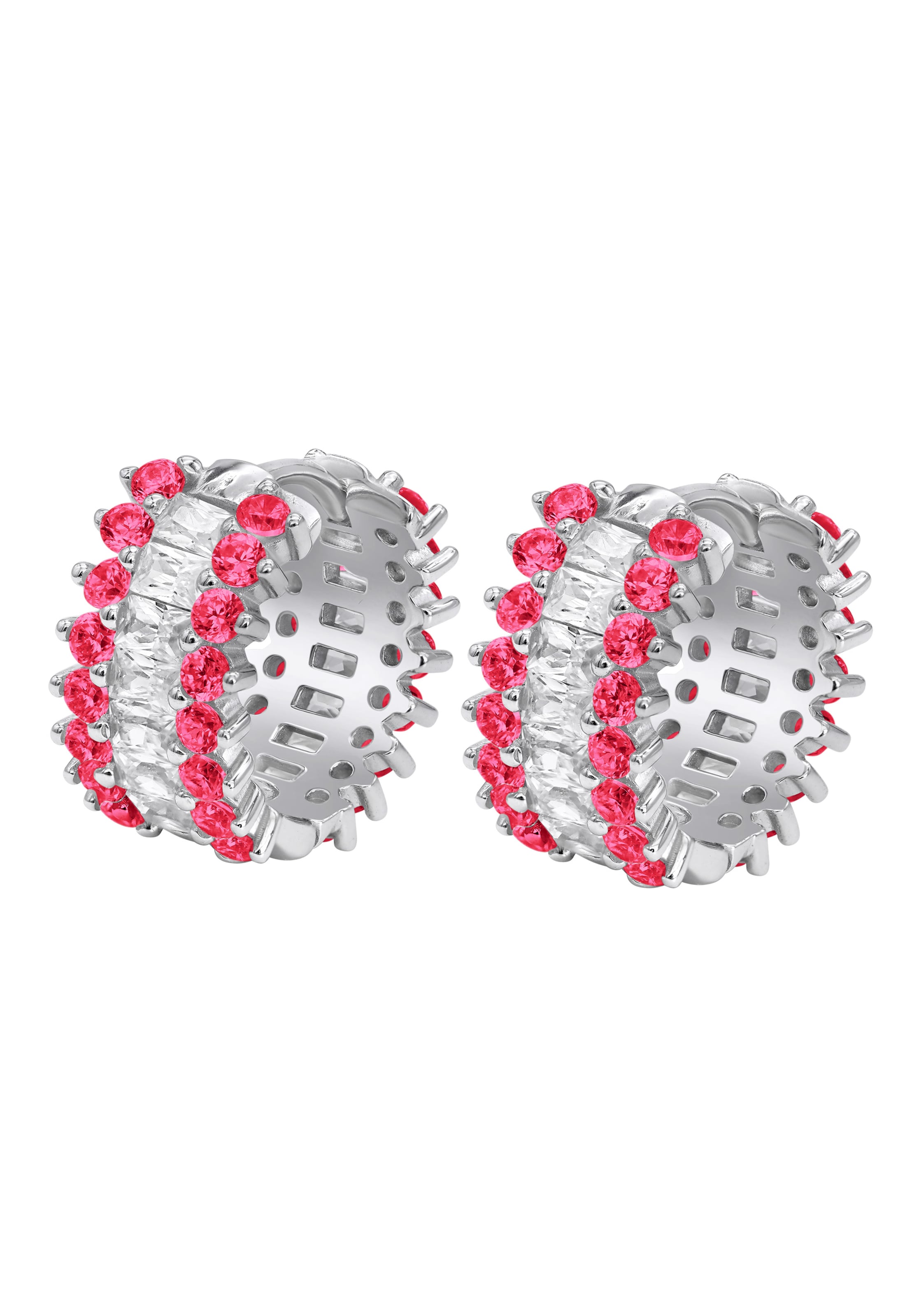 Nana Kay Earrings in Silver: front