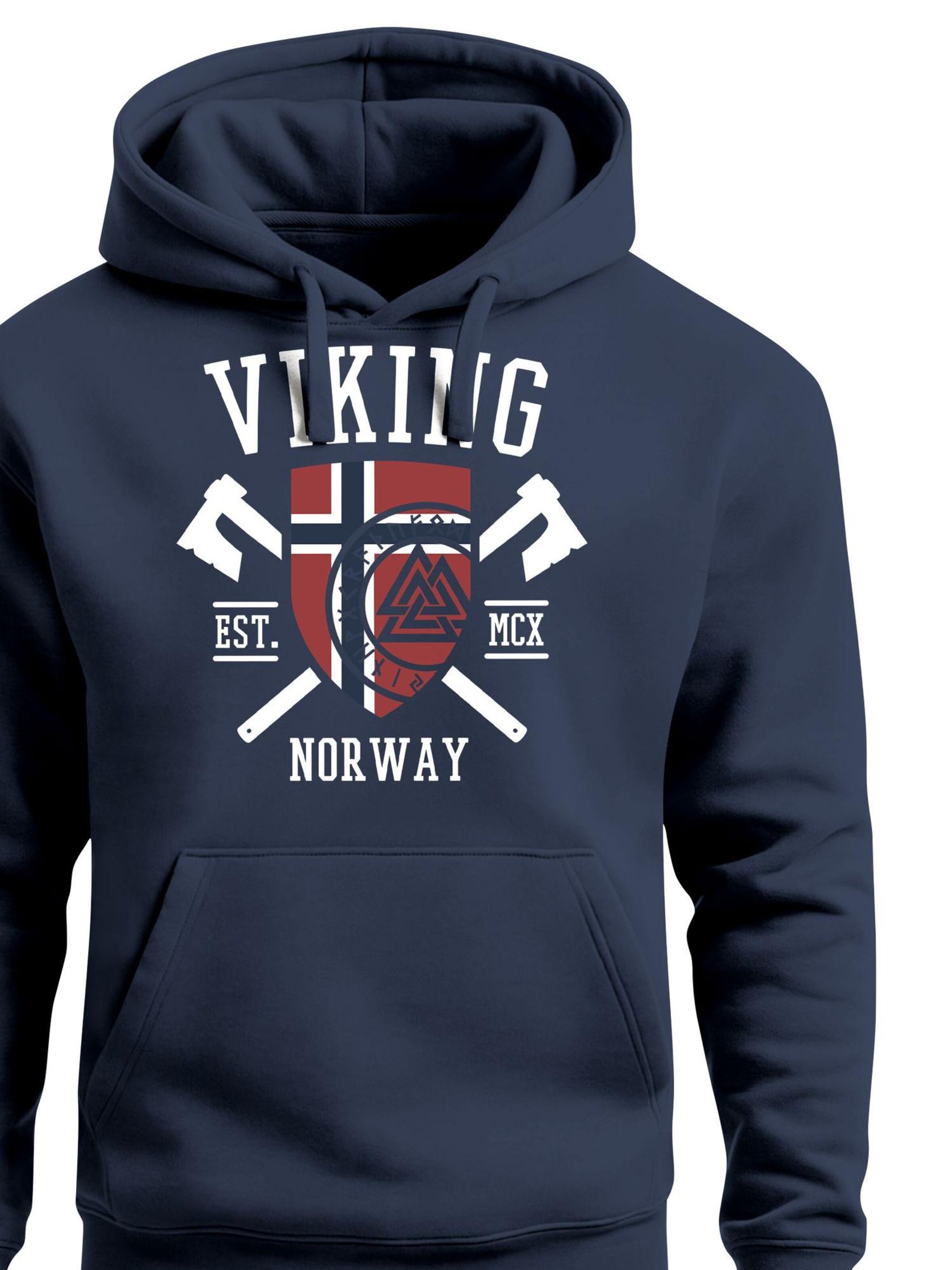Neverless Sweatshirt 'Viking' in Blue