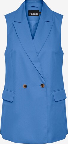 Gilet de costume 'Tally' PIECES en bleu : devant