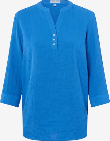 Chemisier Marie Lund en bleu : devant