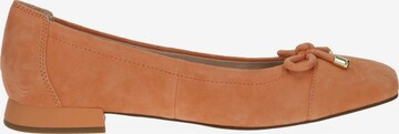 CAPRICE Ballet Flats in Orange