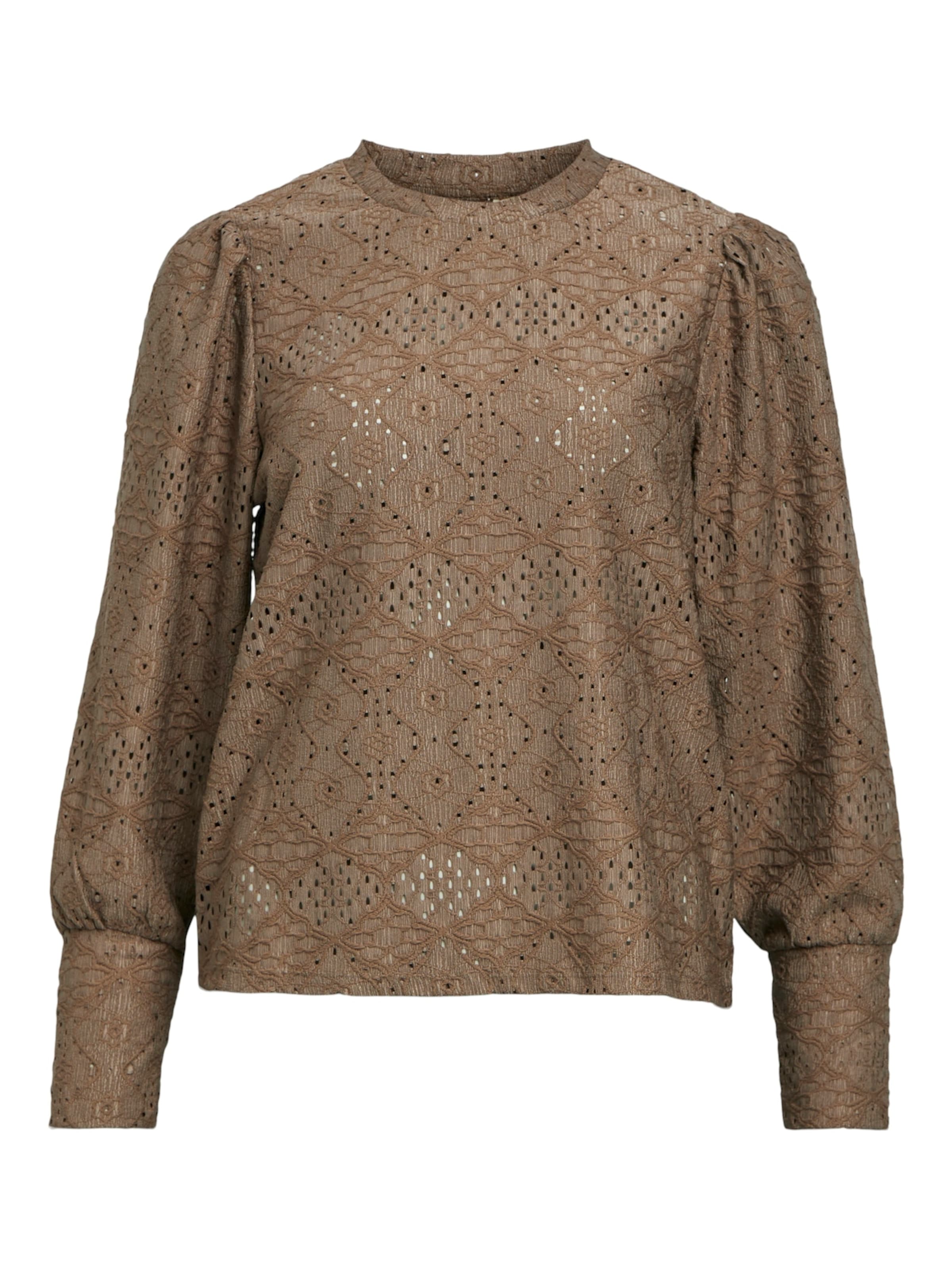 OBJECT Blouse 'OBJFeodora' in Brown: front