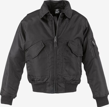 Brandit Between-season jacket in Black: front