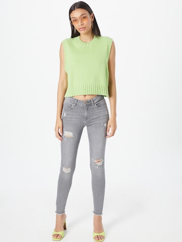 ONLY Skinny Jeans 'BLUSH' in Grau