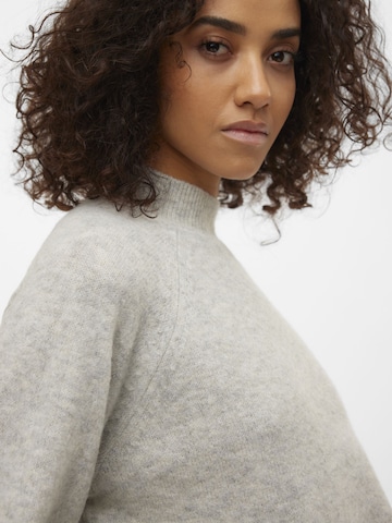 VERO MODA Trui 'Leaf' in Grijs