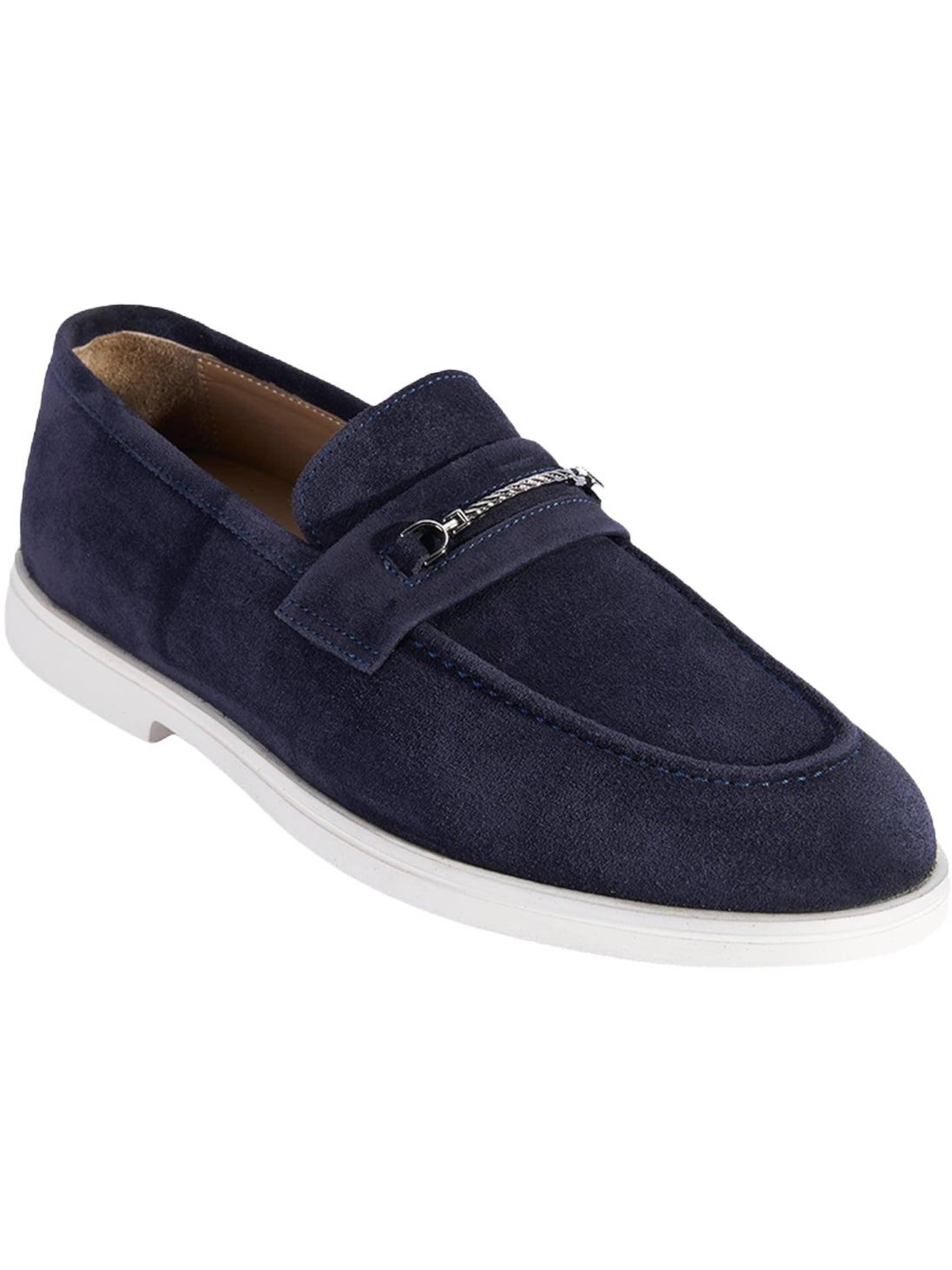 Desa - Mocasines 'DESA Herren-Wildlederslipper mit Metalldetails' en azul