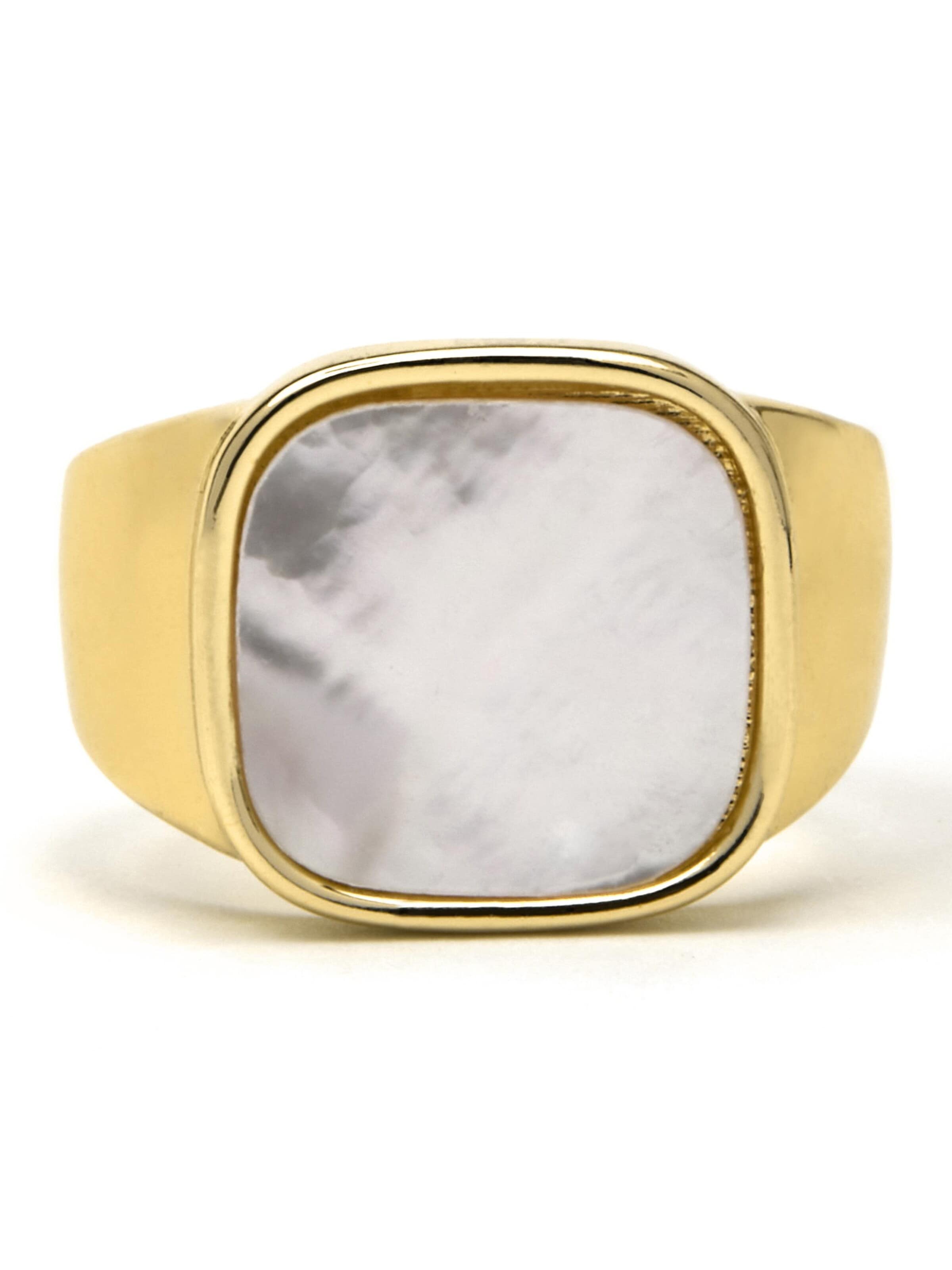Luxenter - Anillo 'Misau' en blanco