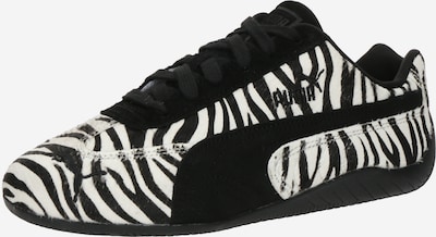 PUMA Zemie brīvā laika apavi 'Speedcat Zebra', krāsa - melns / balts, Preces skats