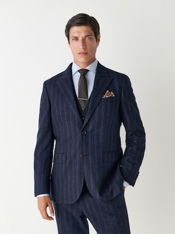 Coupe regular Veste de costume Next en bleu : devant