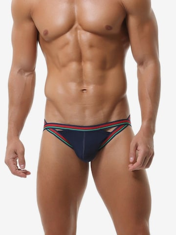 SEOBEAN Panty 'Sexy Cross Band Jock Strapes' in Blue: front