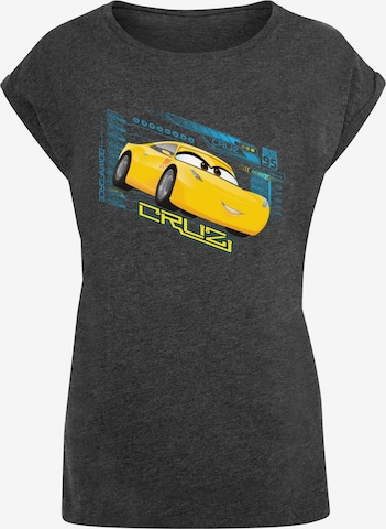 ABSOLUTE CULT Shirt 'Cars - Cruz Ramirez' in Grijs: voorkant
