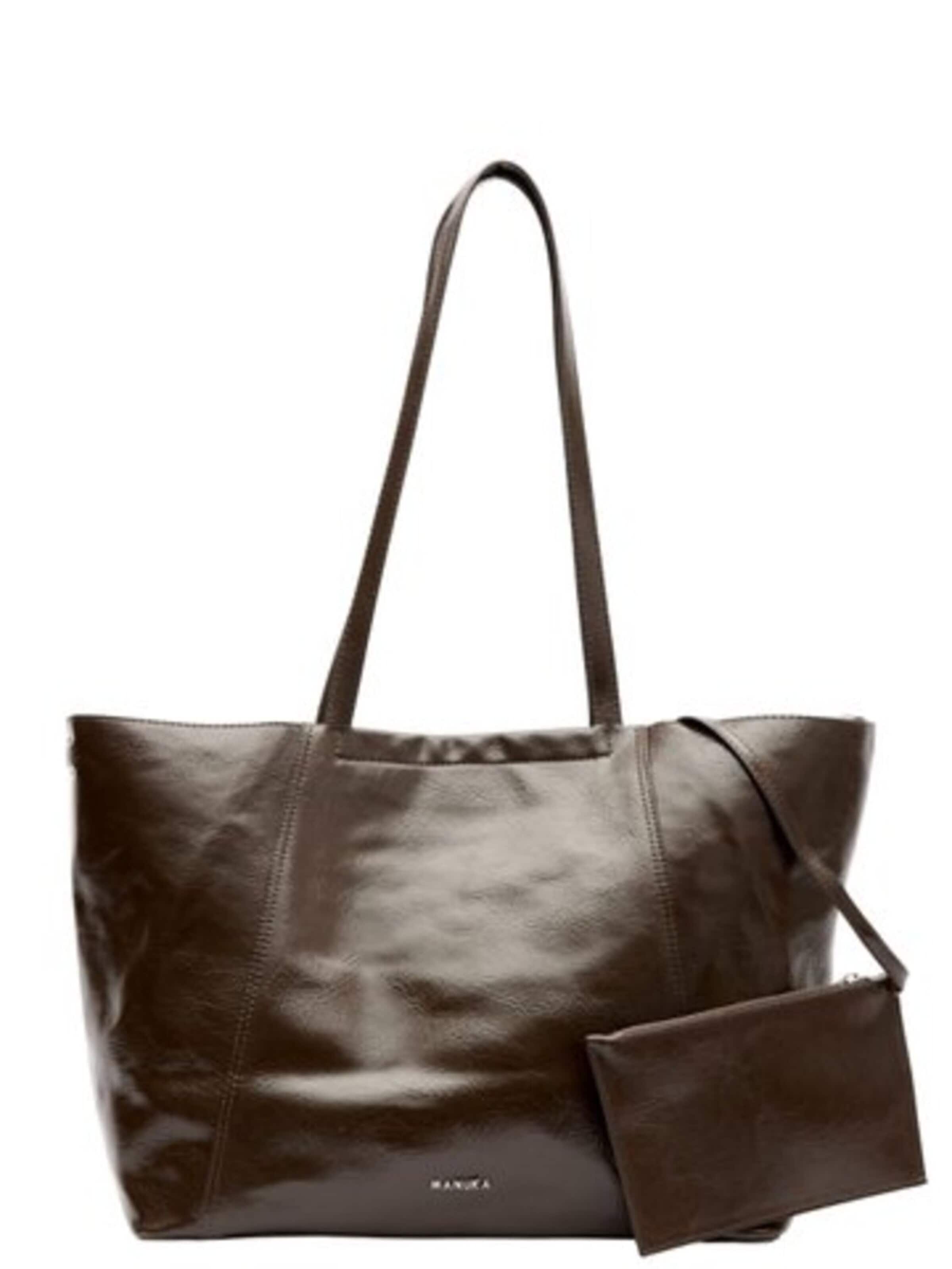 MANUKA Shopper in Bruin: voorkant