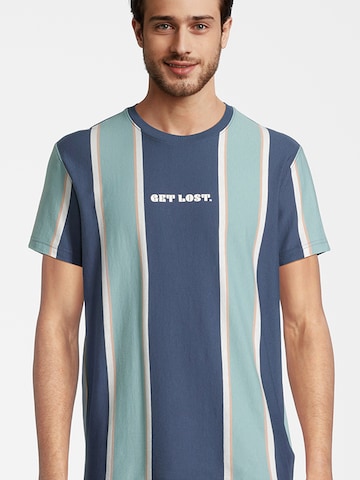 T-Shirt 'GET LOST' AÉROPOSTALE en bleu