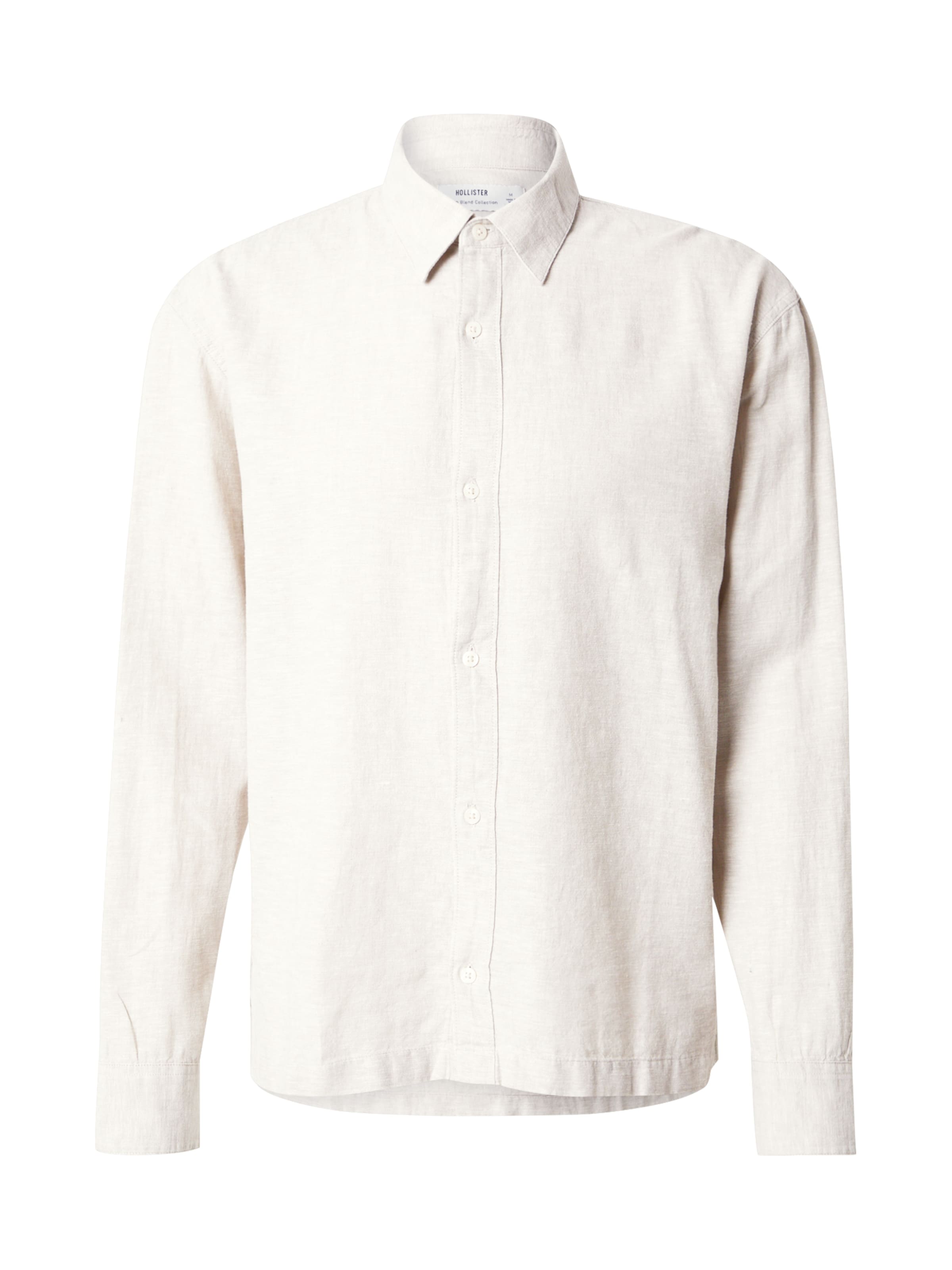 HOLLISTER Rovný strih Košeľa - Sivá: predná strana