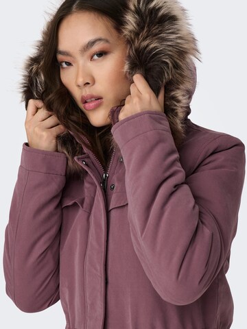 Parka mi-saison 'New Starline' ONLY en rose