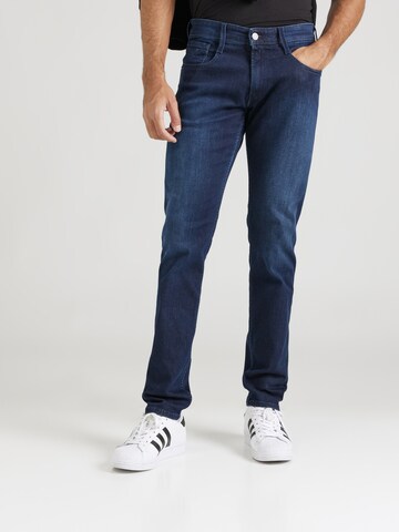 REPLAY Slimfit Τζιν 'ANBASS' σε μπλε: μπροστά