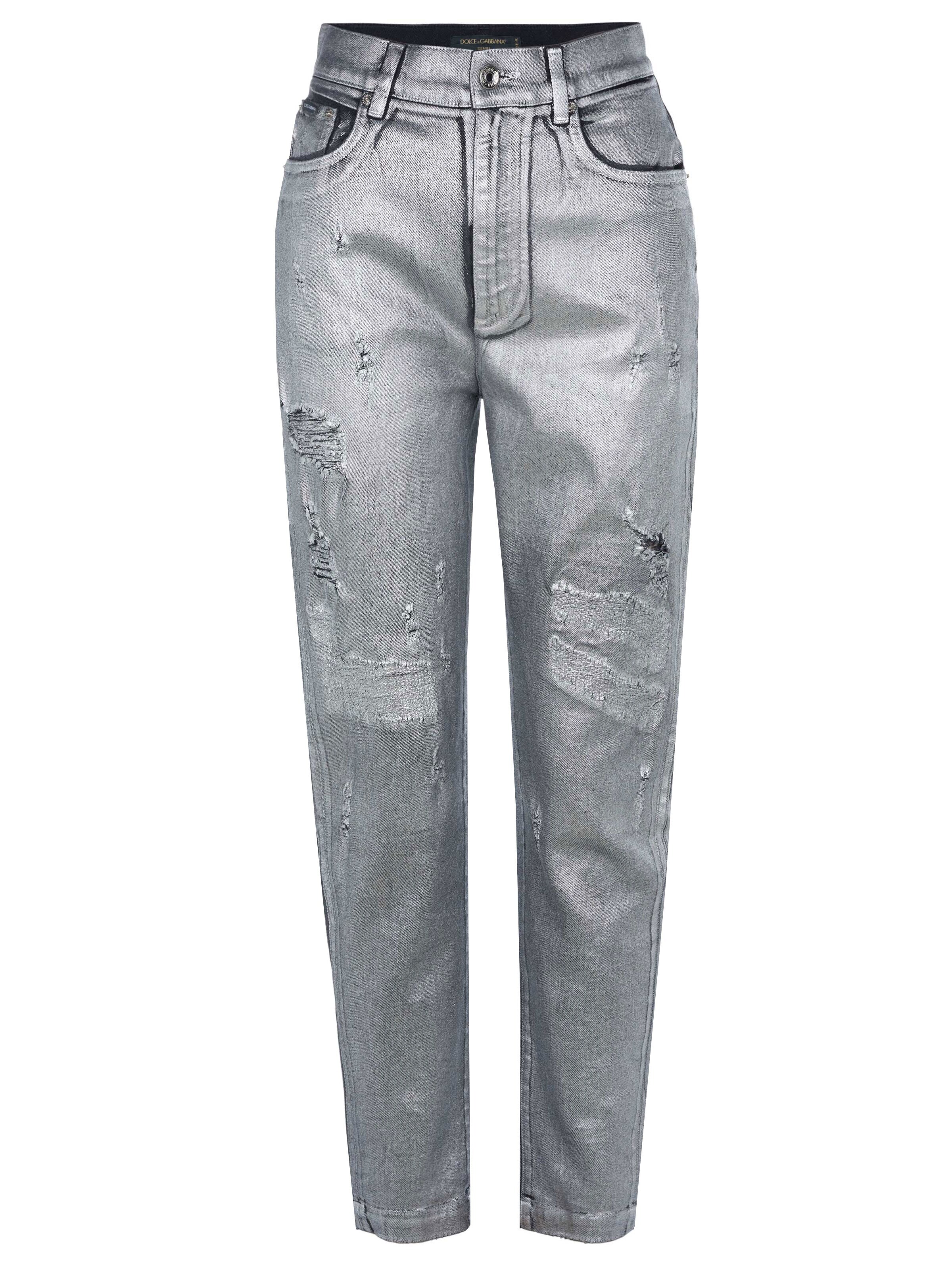 DOLCE & GABBANA Jeans‌‌‌‌‌‌‌‌ in 36 in silber, Produktansicht