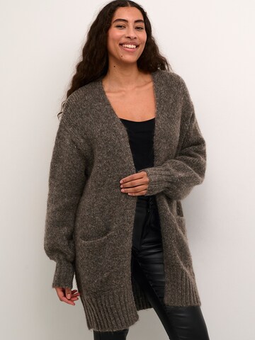 Kaffe Strickjacke 'Trina' in Braun: Vorderseite