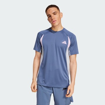 T-Shirt fonctionnel 'Tech Apparel' ADIDAS PERFORMANCE en bleu : devant