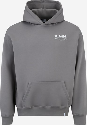 ILHH Sweatshirt 'Mika' i grå / vit, Produktvy