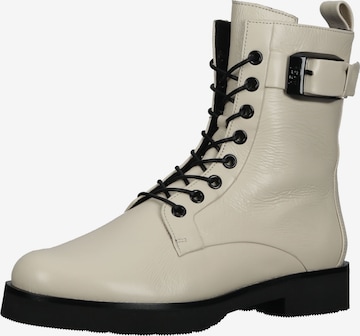 Högl Schnürstiefelette in Beige: predná strana