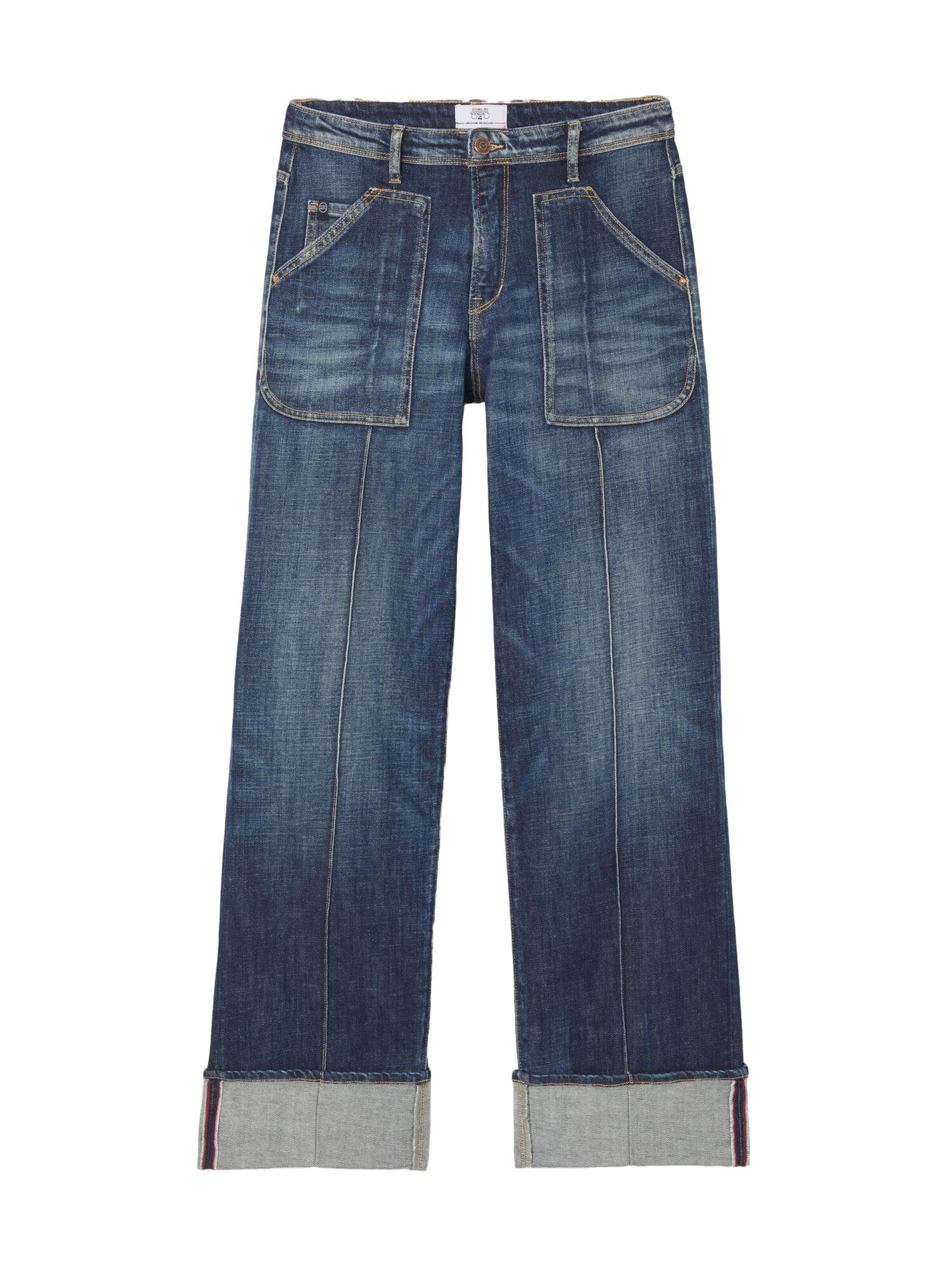 Loosefit Jean Le Temps Des Cerises en bleu : devant