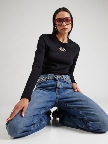 DIESEL Shirt in Zwart: voorkant