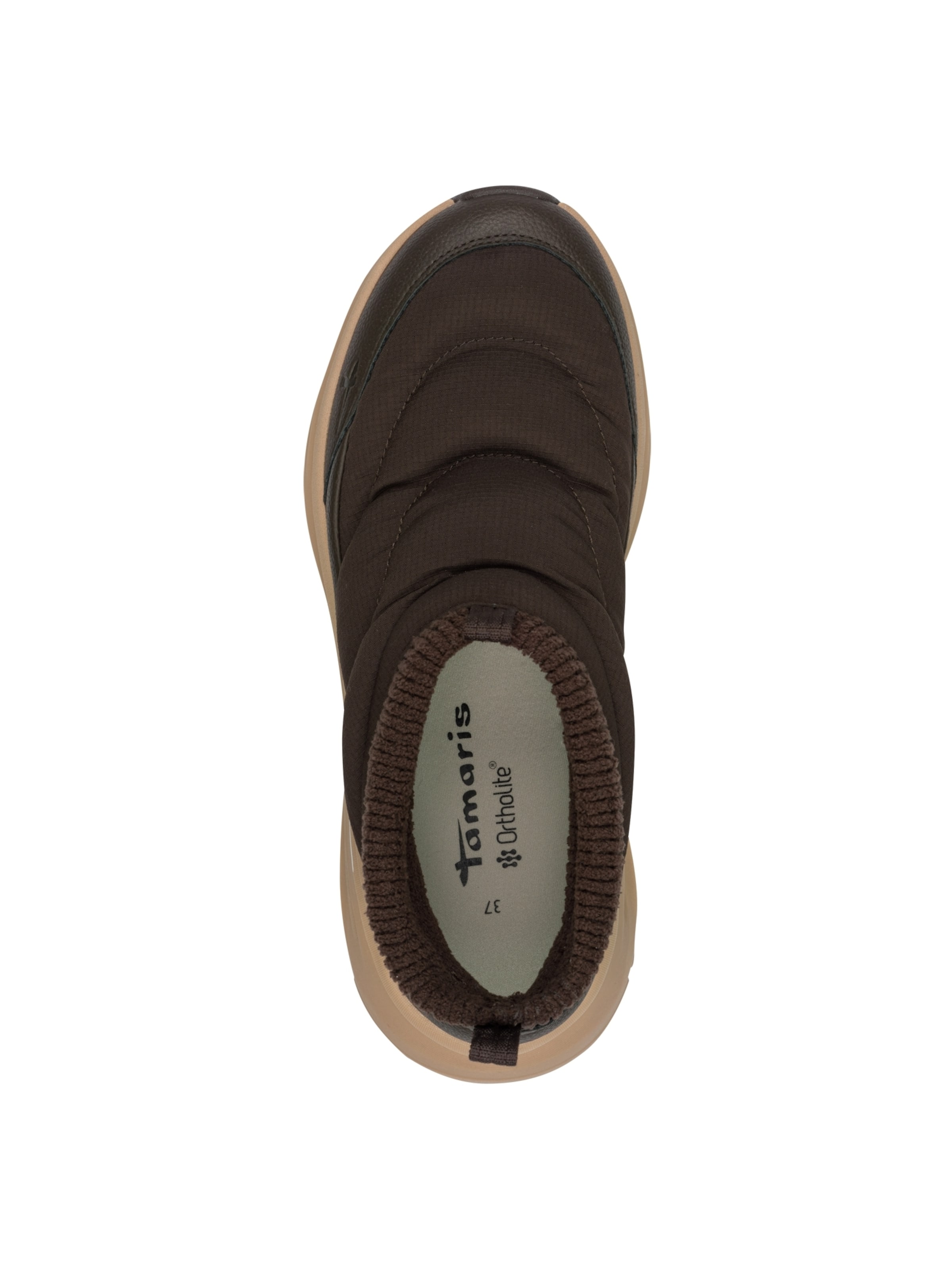 Baskets hautes Tamaris en marron