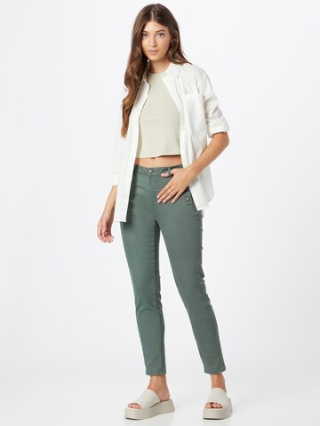 Fransa Skinny Spodnie w kolorze zielony