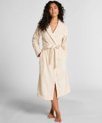Hunkemöller Bathrobe long in White: front