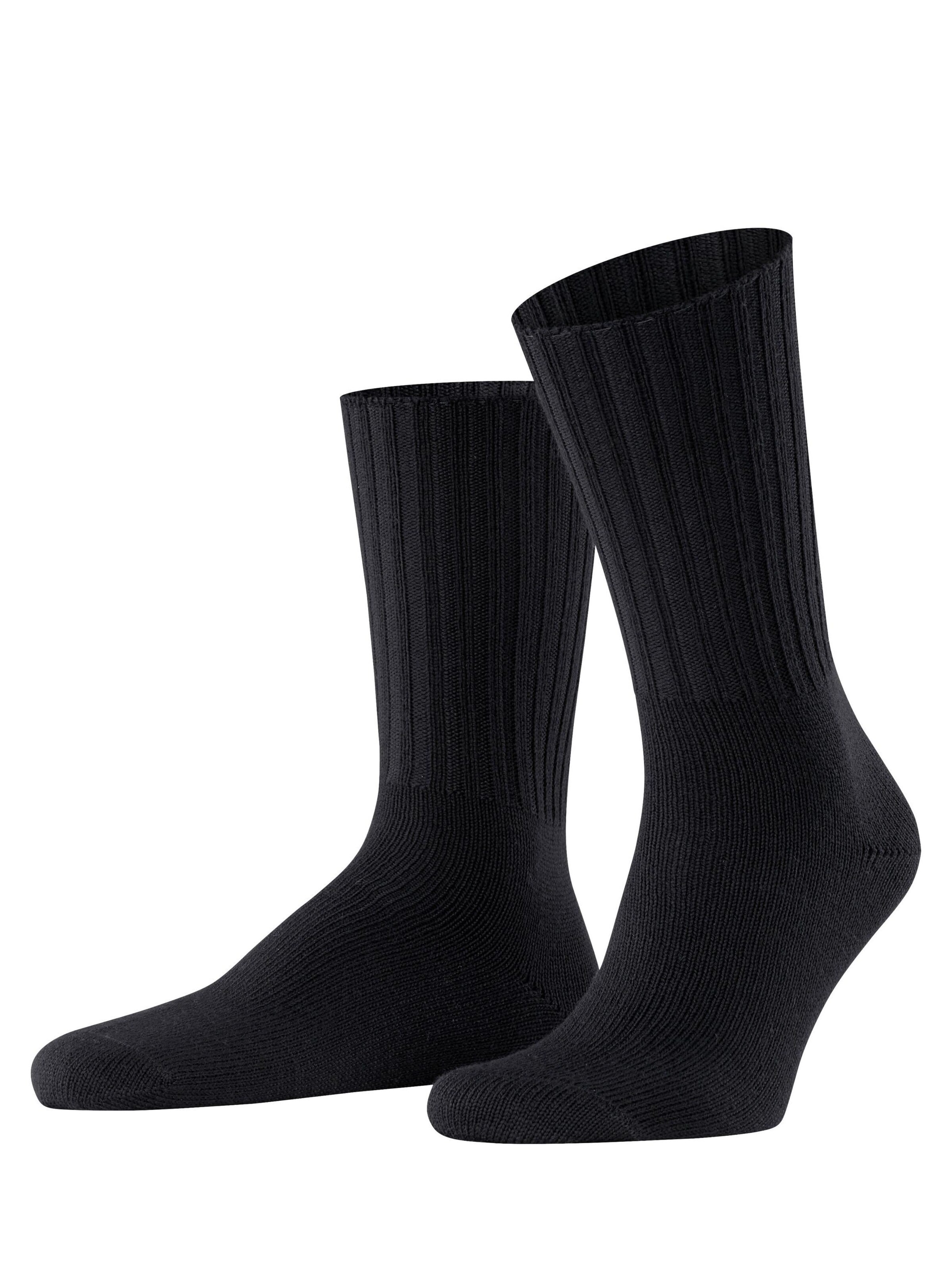 FALKE Socken 'Nelson'‌‌‌‌‌ in Schwarz: Vorderseite