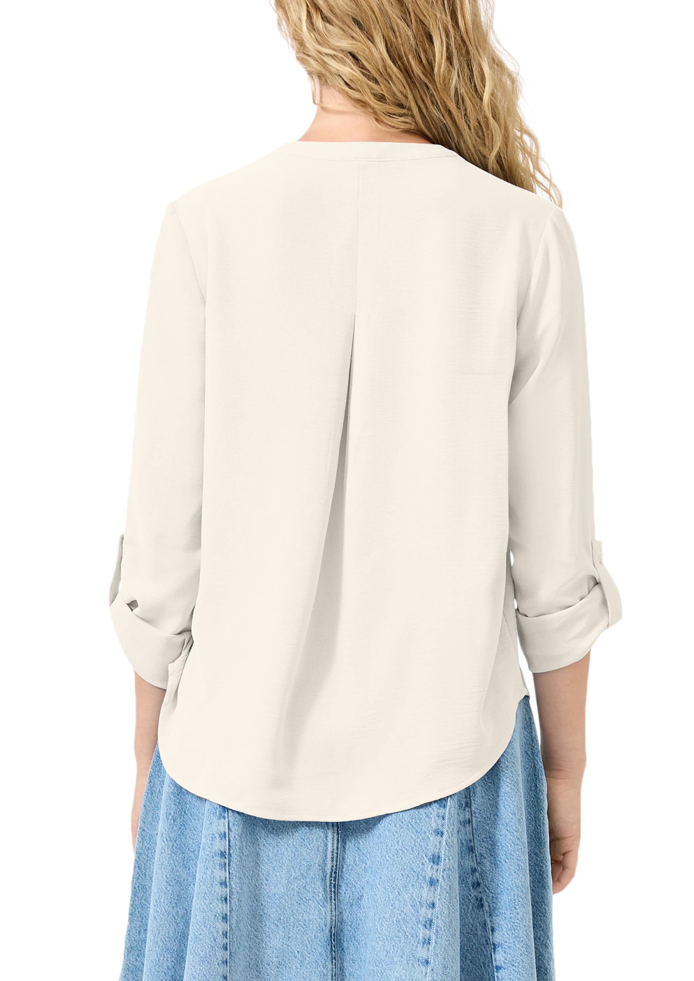 QS Bluse in Beige