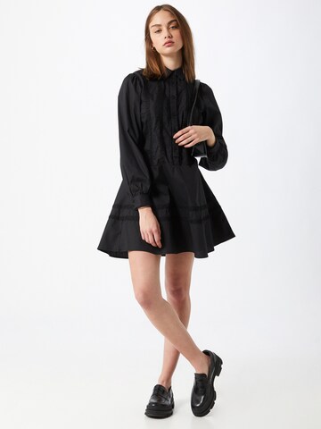 VILA Платье-рубашка в Черный
