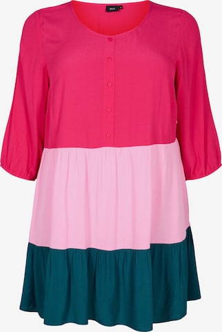 Zizzi Tunic 'Xphiline' in Pink: front