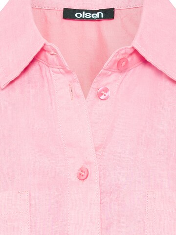 Olsen Blouse in Roze