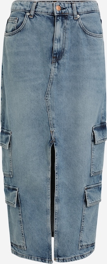 Only Tall Rok 'POSEY' in de kleur Blauw denim, Productweergave