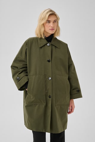 My Essential Wardrobe Overgangsfrakke i grøn: forside