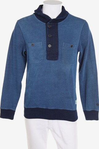 ESPRIT Sweatshirt & Zip-Up Hoodie in M in Blue: front