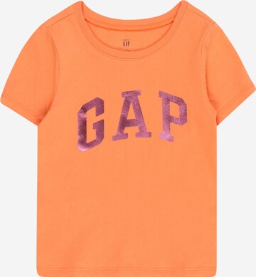 T-Shirt GAP en orange : devant