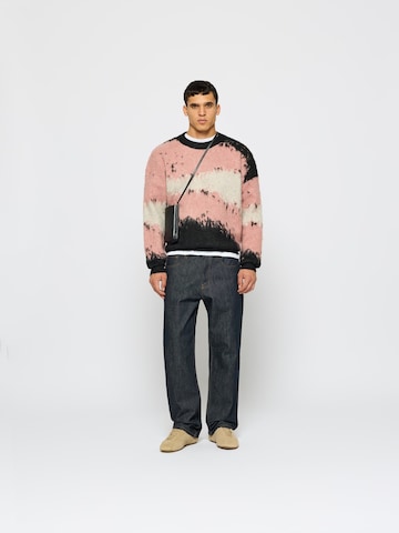 Burocs Sweater 'Hairy Cloudtrace' in Pink