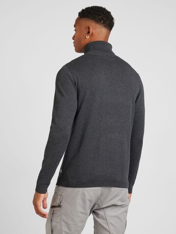 JACK & JONES Sweter 'JJEBasic' w kolorze szary