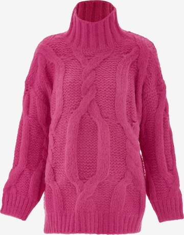 Pull-over ebeeza en rose : devant