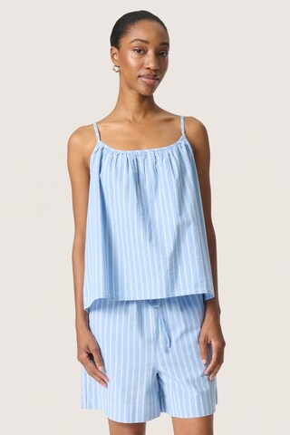 SOAKED IN LUXURY Top 'Anvitte' in Blauw: voorkant