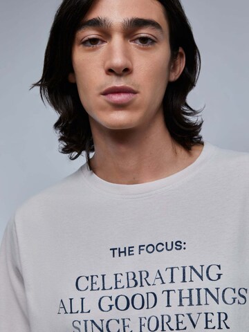 Scalpers Koszulka 'Focus' w kolorze szary