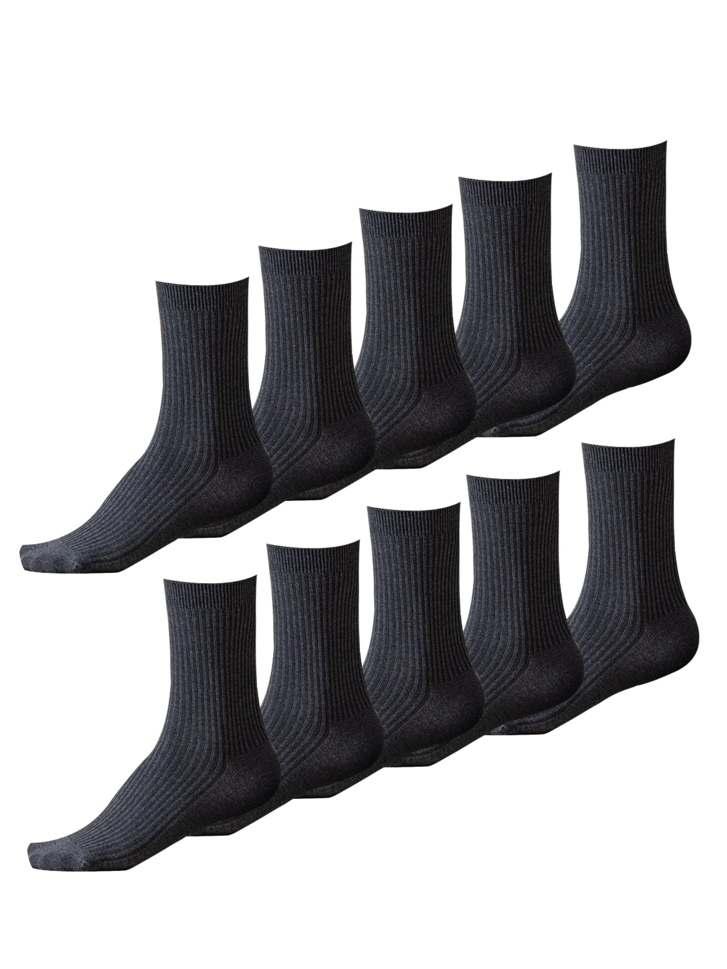 Millo Socken 'Cosy Steps 10'‌‌‌‌‌‌‌‌‌ in Grau: Vorderseite
