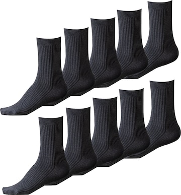 Millo Socken 'Cosy Steps 10' in Grau: Vorderseite