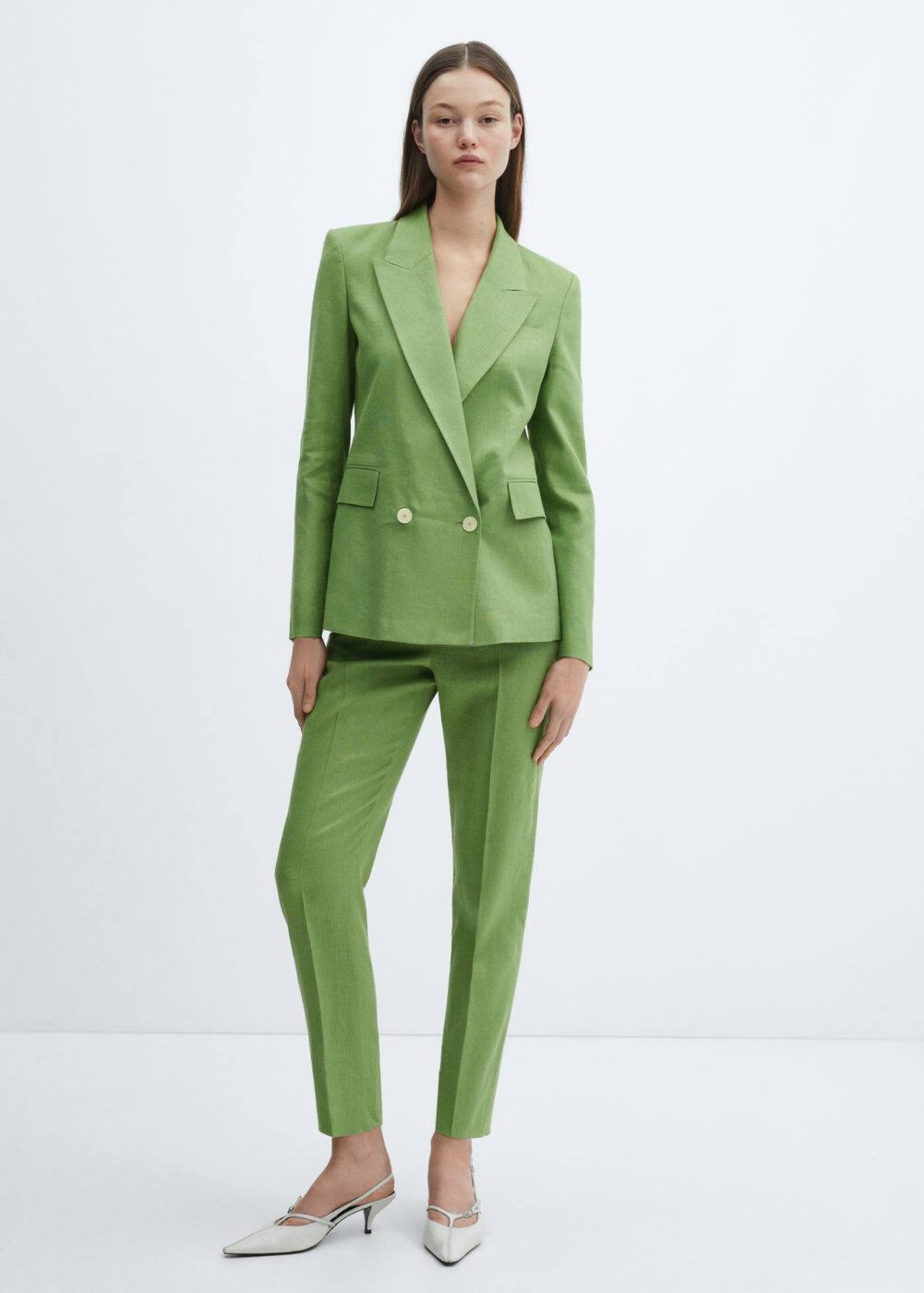 Blazer Tempoli MANGO en Vert ABOUT YOU