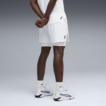 PUMA Regular Sportshorts in Weiß