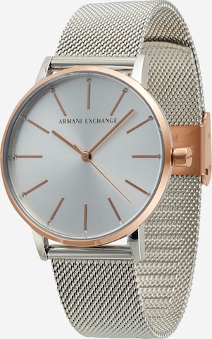 ARMANI EXCHANGE Analoog horloge in Zilver: voorkant